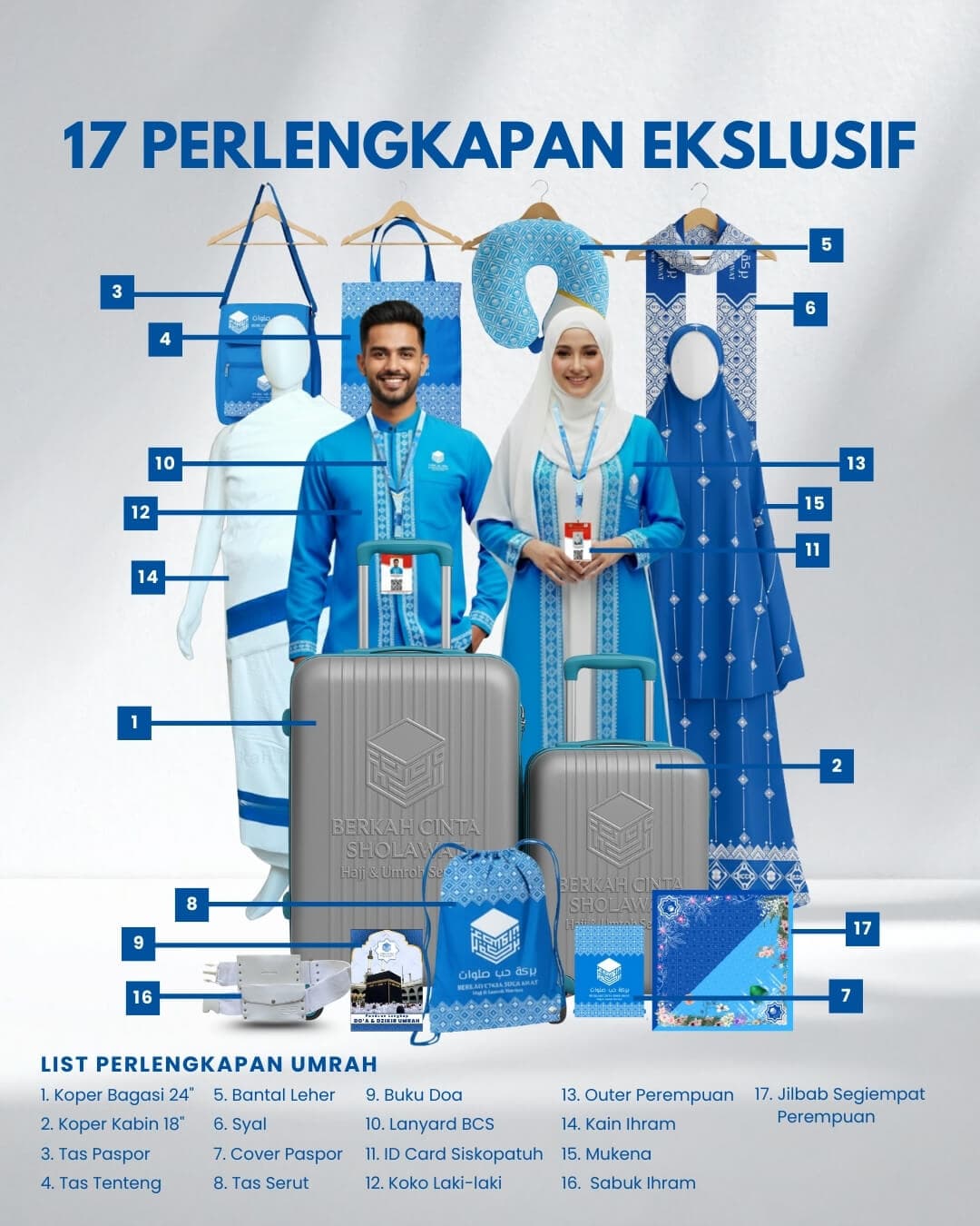Placeholder perlengkapan eksklusif jamaah